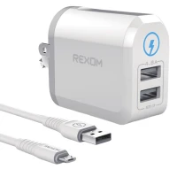 شارژر + کابل میکرو USB (اندرویدی)