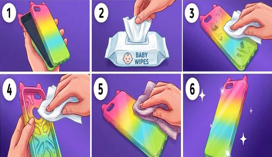 چگونه قاب سیلیکونی را تمیز کنیم