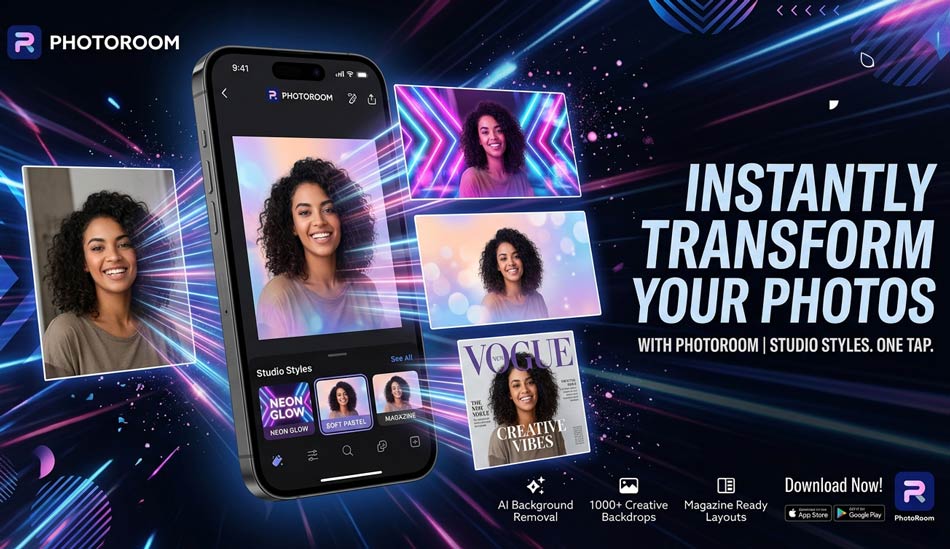 برنامه PhotoRoom برای آیفون