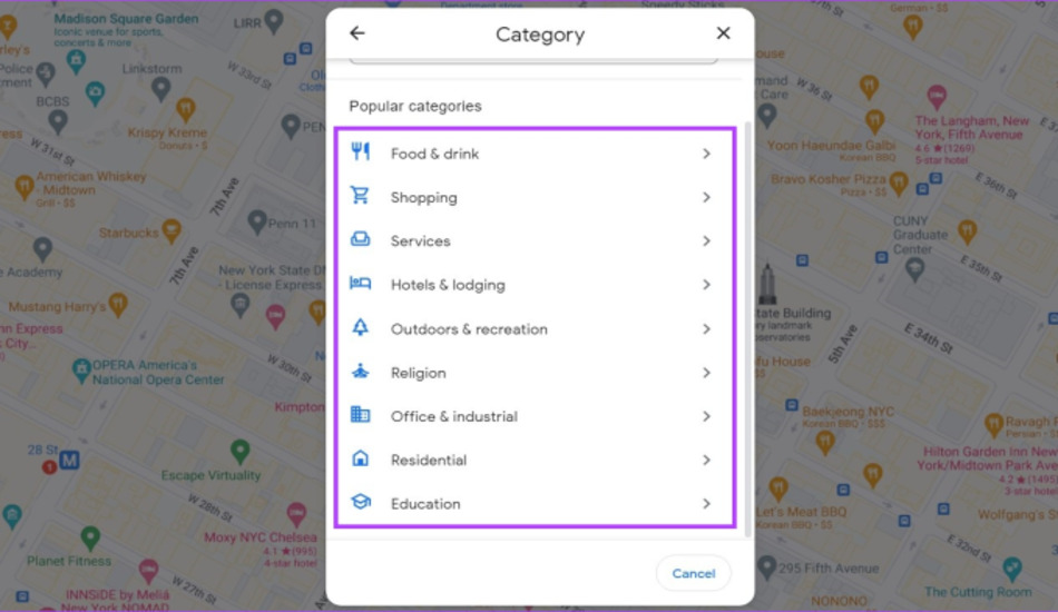 افزودن کسب و کار به گوگل مپ