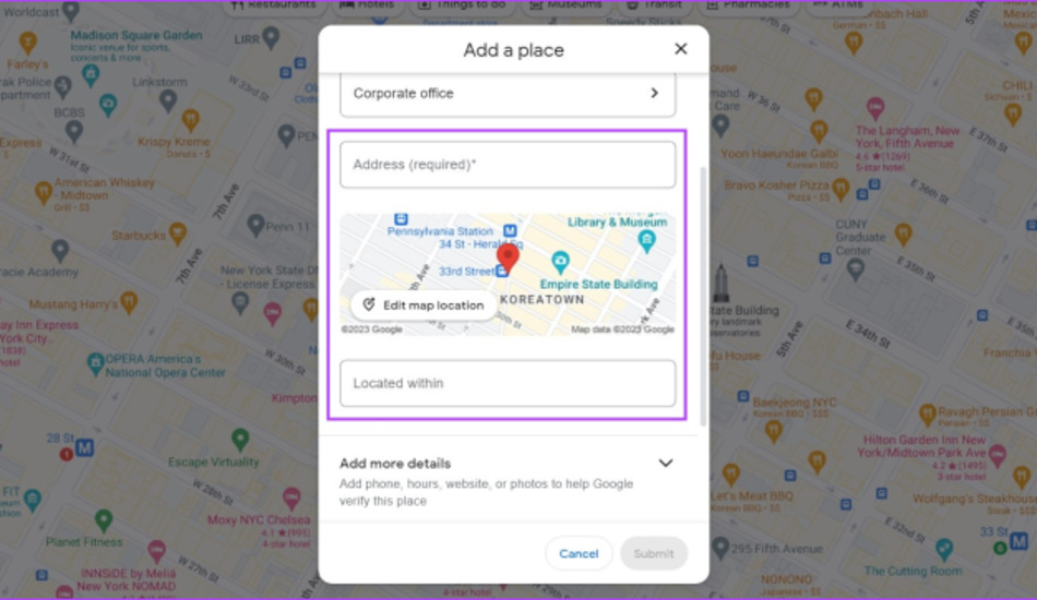 افزودن کسب و کار به گوگل مپ