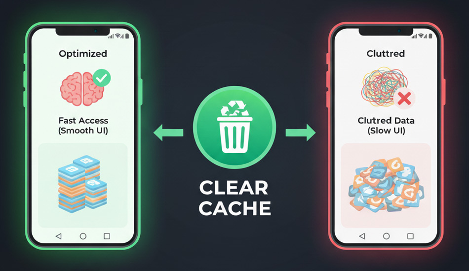 پاک کردن کش گوشی