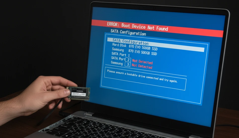 حل مشکل عدم شناسایی SSD در ویندوز