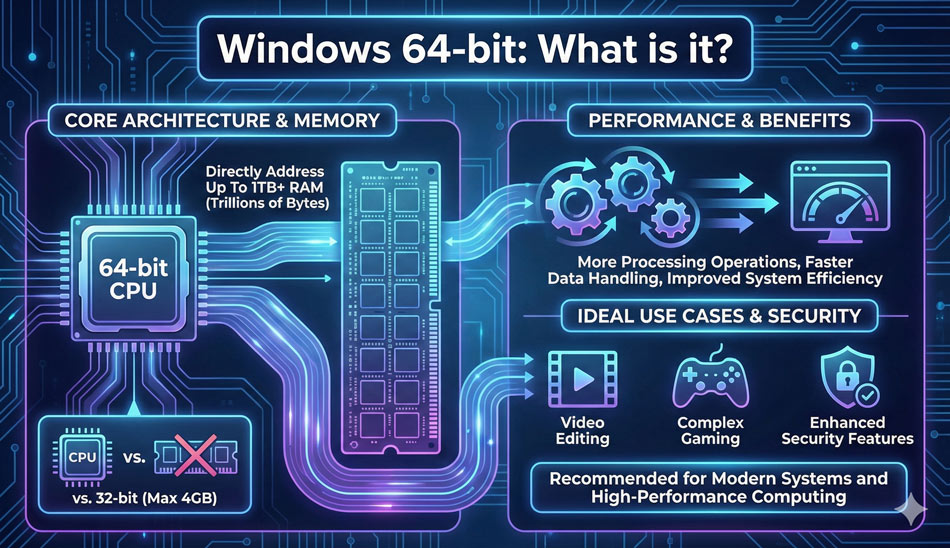 ویندوز ۶۴ بیتی