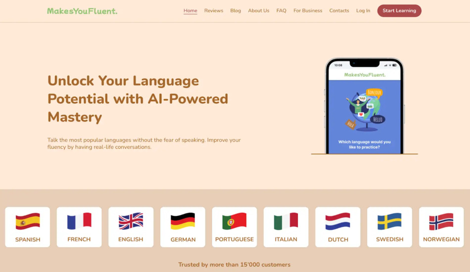 آموزش زبان با هوش مصنوعی