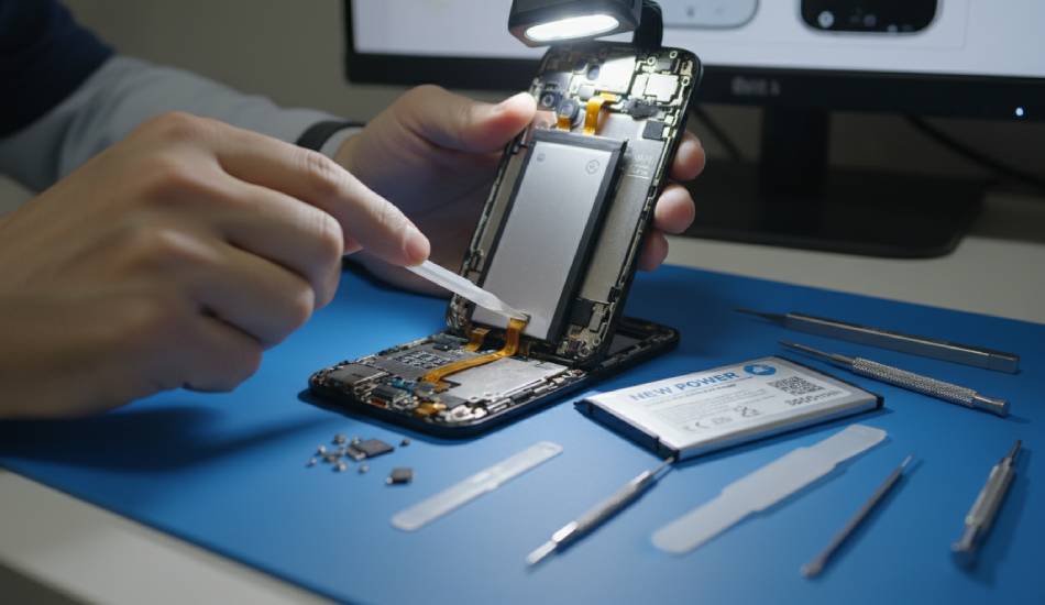 نحوه تعویض باتری گوشی