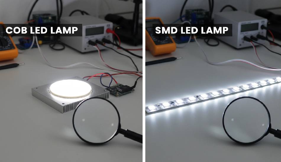 تفاوت لامپ COB و SMD