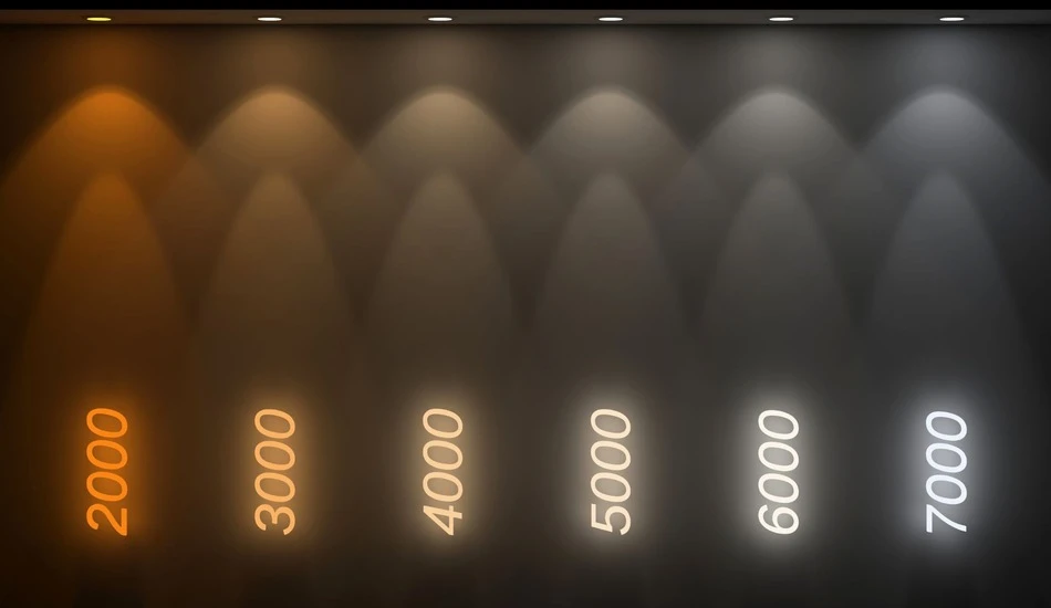 انتخاب دمای رنگ نور بر اساس کاربری فضا
