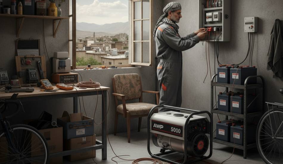 اجزای سیستم برق اضطراری خانگی