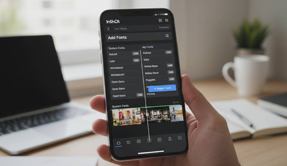 نحوه اضافه کردن فونت به اینشات