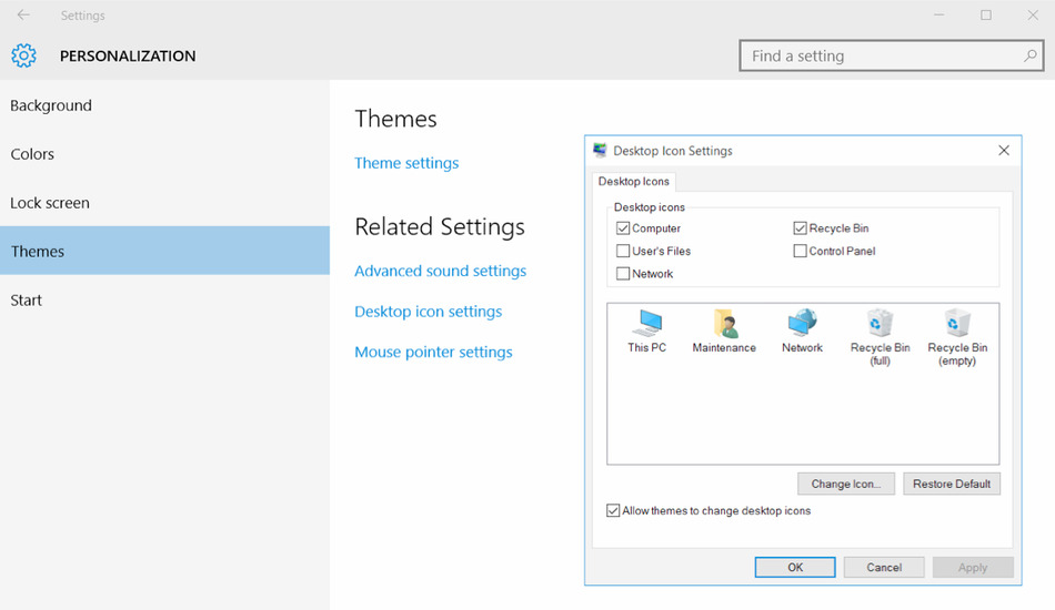 آوردن آیکون This PC روی دسکتاپ