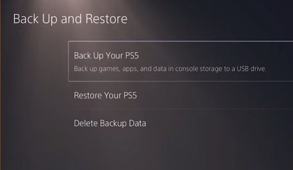 آموزش بکاپ گرفتن از PS5