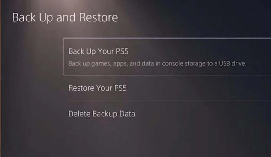 آموزش بکاپ گرفتن از PS5