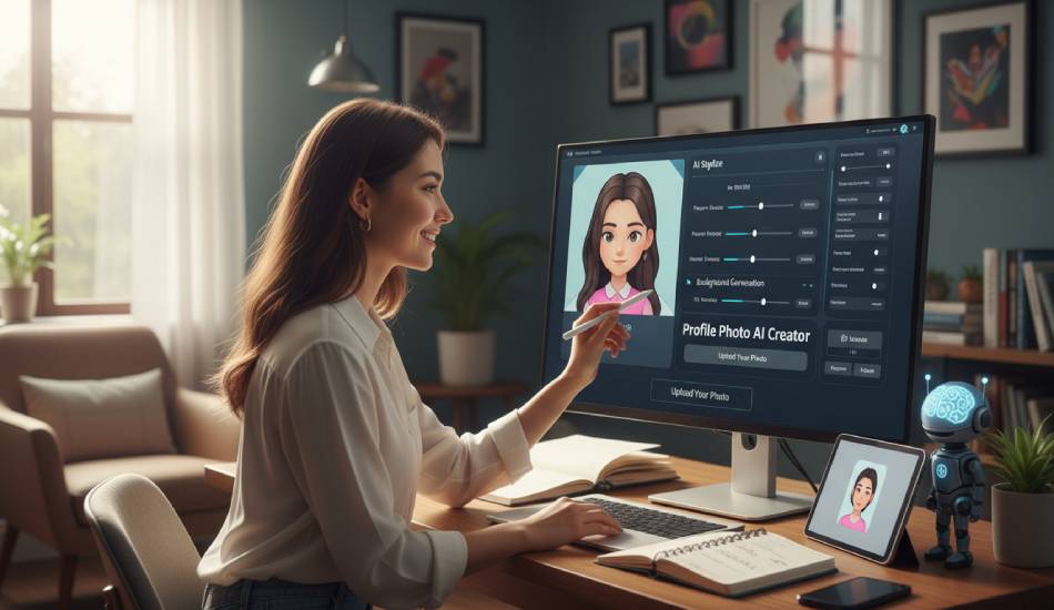 ساخت عکس پروفایل حرفه ای با هوش مصنوعی (