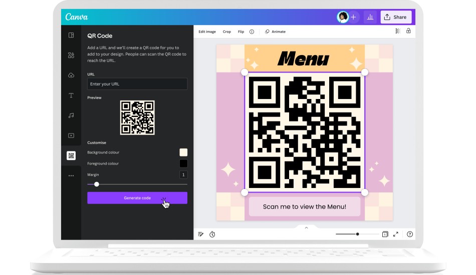 آموزش ساخت qr code