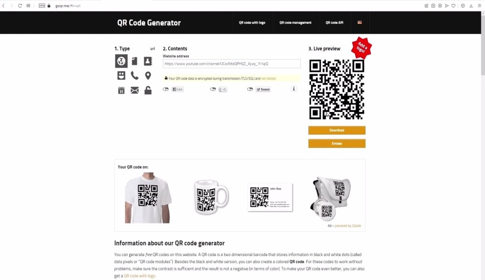 آموزش ساخت qr code
