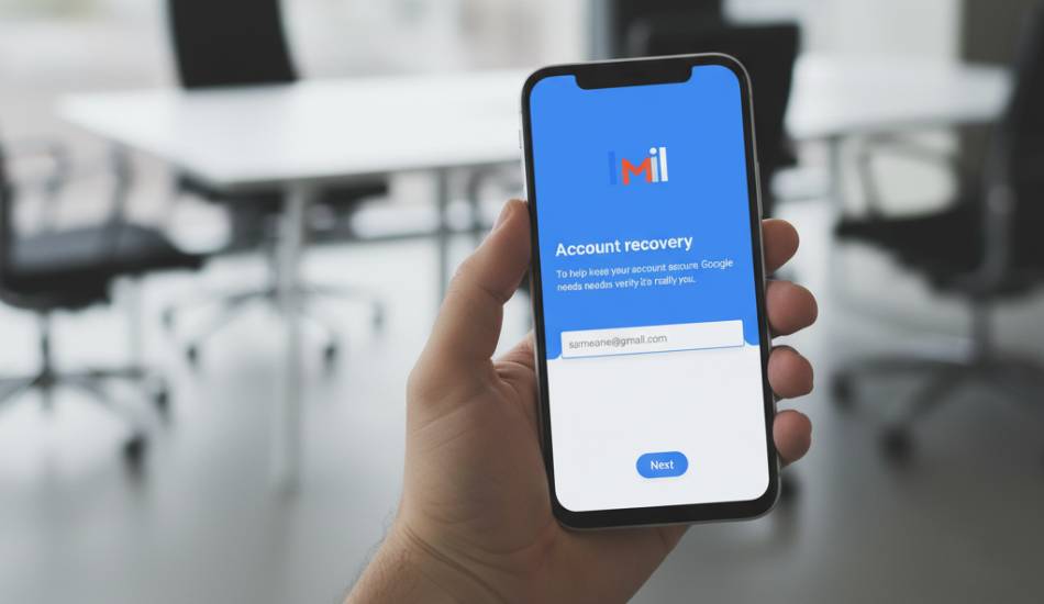 آموزش بازیابی رمز جیمیل