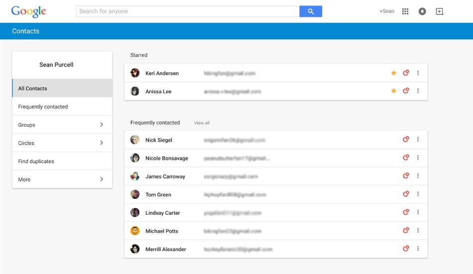 روش انتقال مخاطبین به لپ تاپ با استفاده از Google Contacts