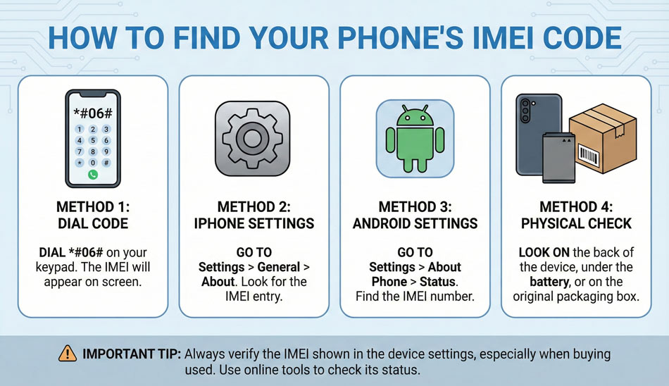 imei چیست گوشی