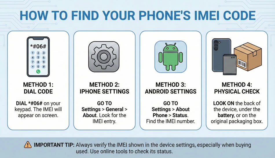 imei چیست گوشی