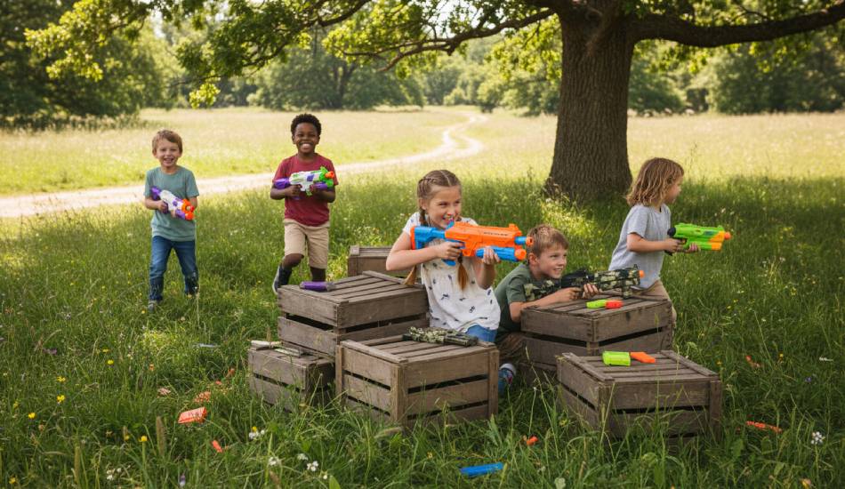 فواید تفنگ اسباب بازی برای کودکان