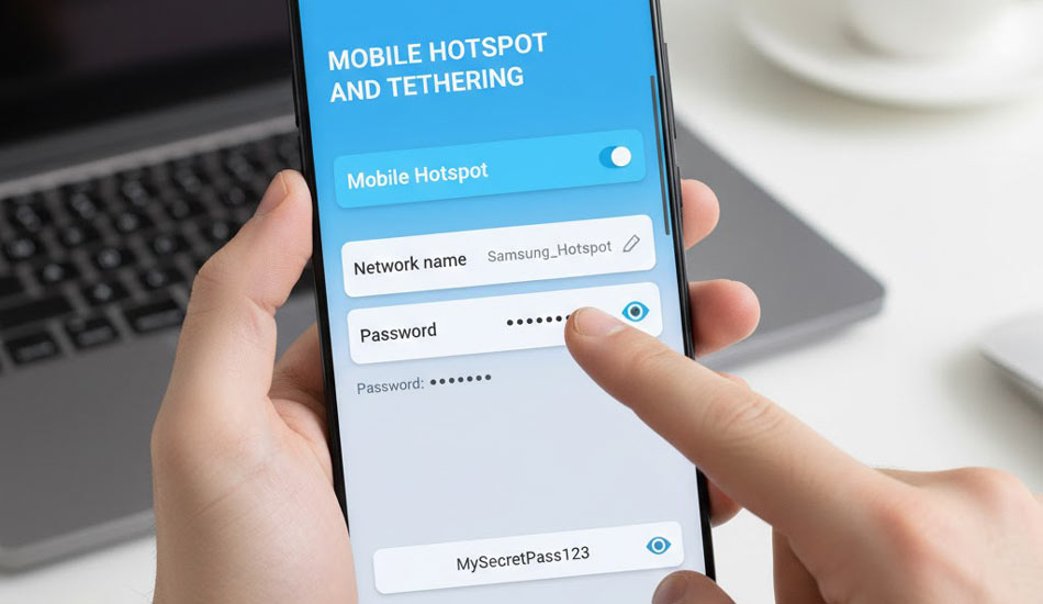 چگونه رمز هات اسپات گوشی سامسونگ را پیدا کنیم