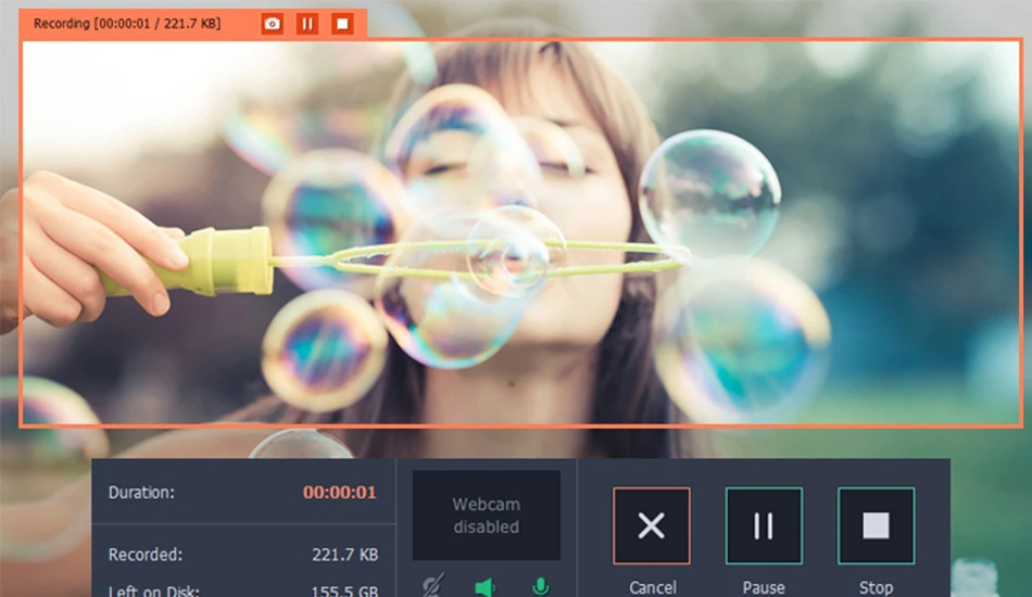 برنامه Movavi Screen Recorder برای فیلم برداری از صفحه ویندوز