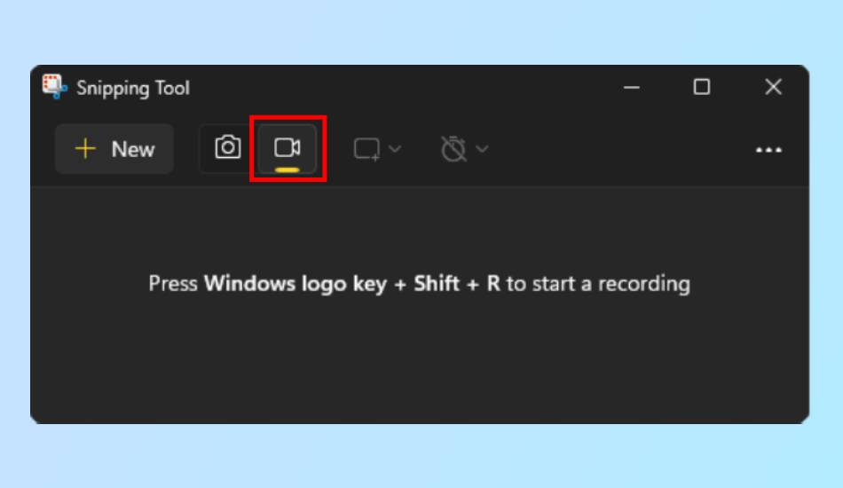 ضبط ویدئو از صفحه با Snipping Tool ویندوز