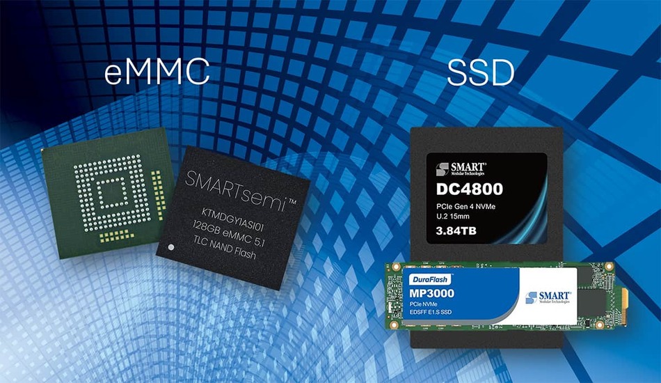 تفاوت eMMC با SSD