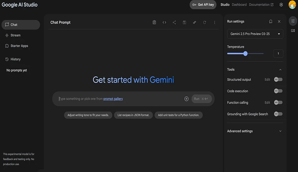 آموزش کار با Google AI Studio