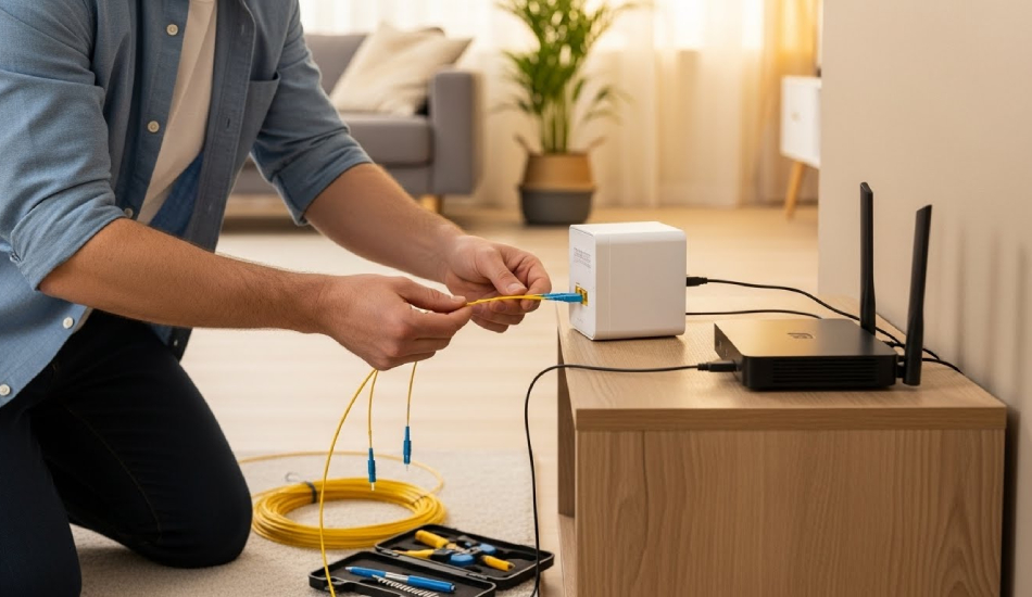 نصب اینترنت فیبر نوری