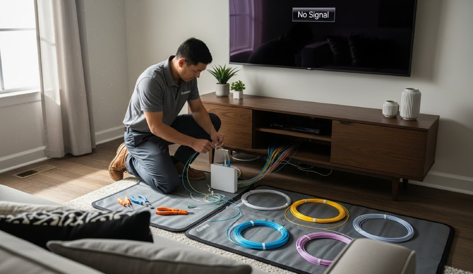 راه‌اندازی اینترنت فیبر نوری در خانه