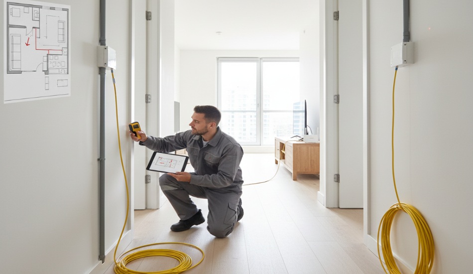 راه‌اندازی اینترنت فیبر نوری در خانه