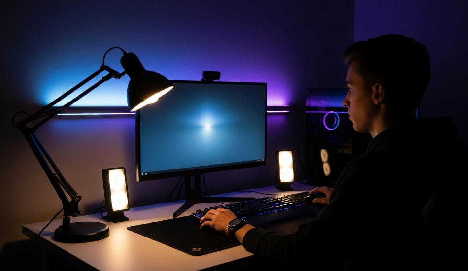 اصول نورپردازی در اتاق گیمینگ