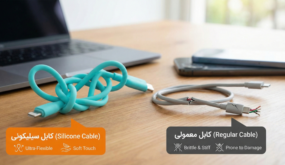 کابل شارژ سیلیکونی چیست؟