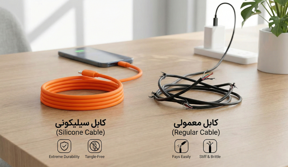 کابل شارژ سیلیکونی چیست؟