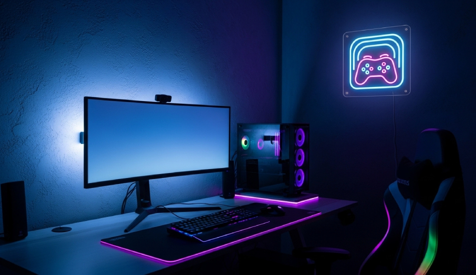 اصول نورپردازی در اتاق گیمینگ