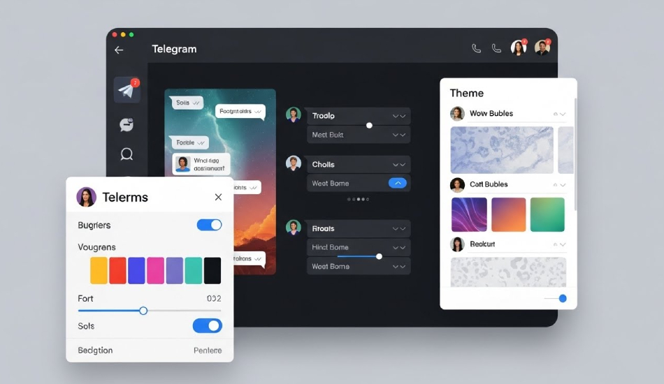 شیوه تغییر تم تلگرام