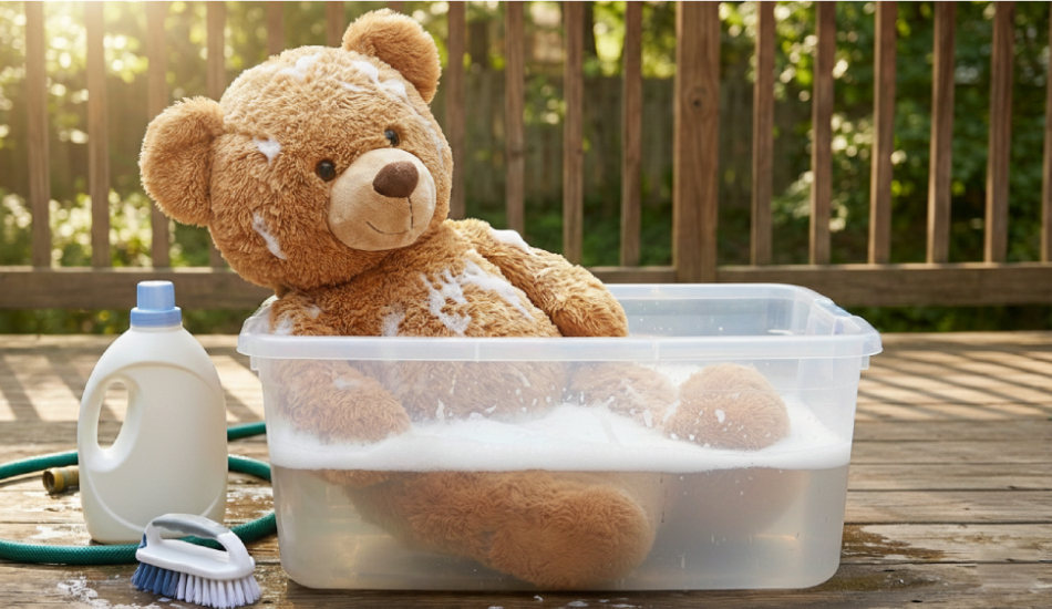 طریقه شستن عروسک پولیشی