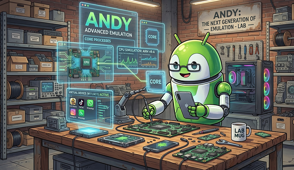 شبیه ساز اندروید Andy