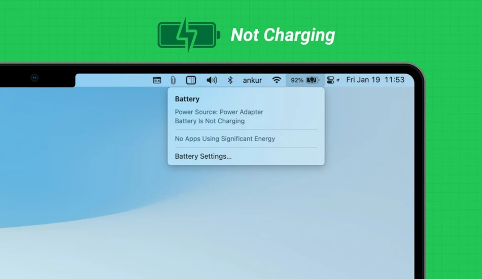 حل مشکل plugged in not charging