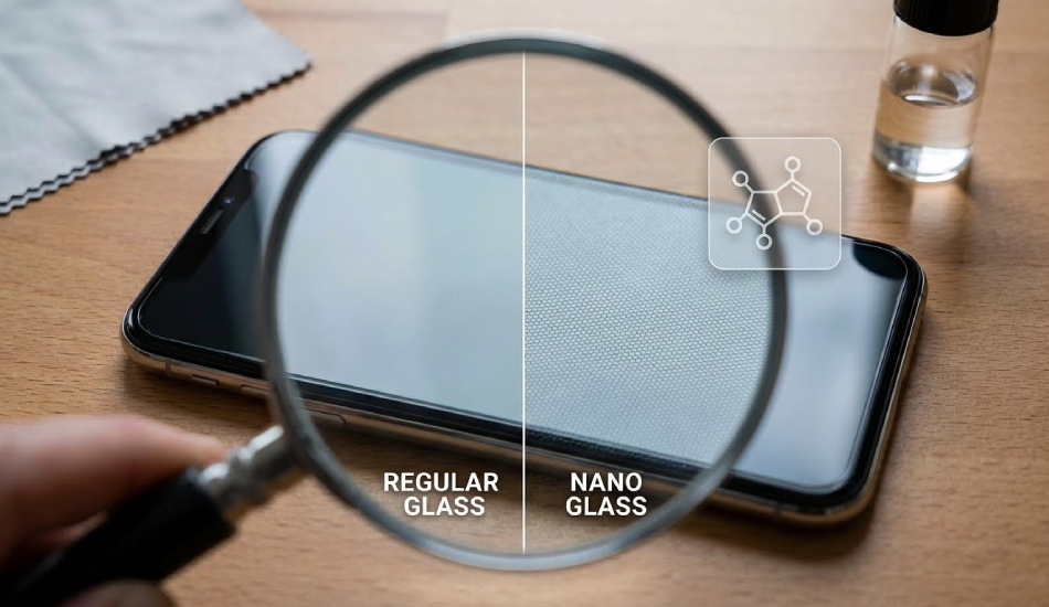 تفاوت گلس نانو با گلس شیشه ای