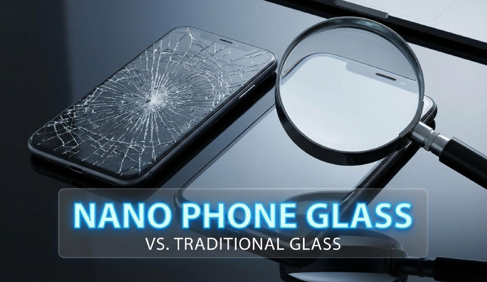 محافظ صفحه نمایش نانو مایع در مقابل شیشه ایی
