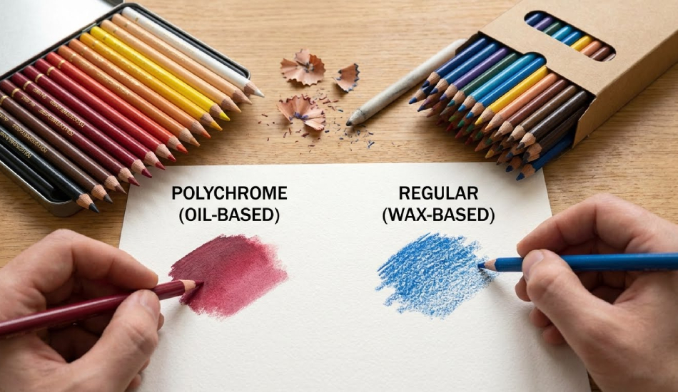  تفاوت مداد رنگی پلی کروم و معمولی