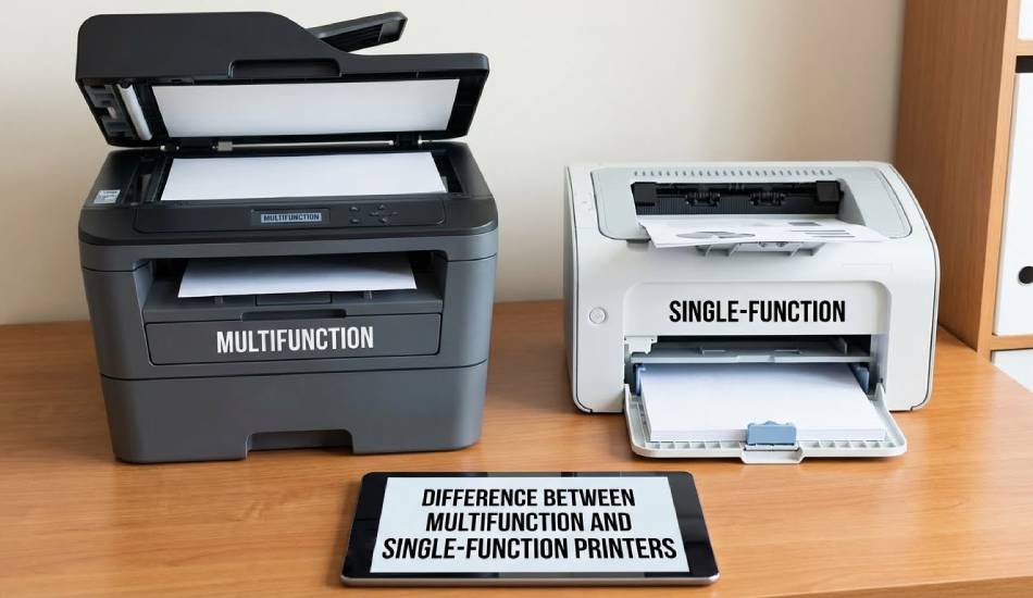 مقایسه پرینتر چندکاره و تک کاره