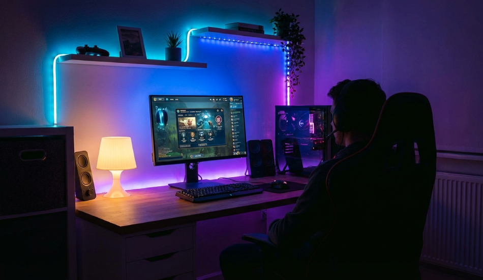 نکات نورپردازی برای استریمرها و گیمرها