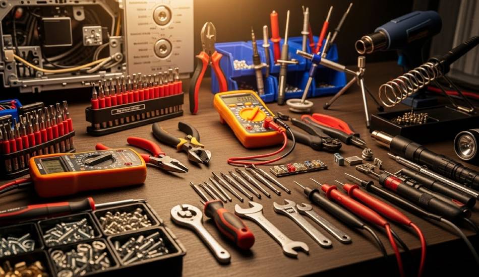وسایل مورد نیاز تعمیر لوازم خانگی