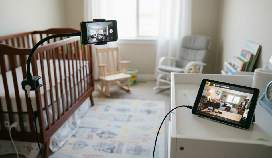 آموزش تبدیل گوشی به دوربین مداربسته