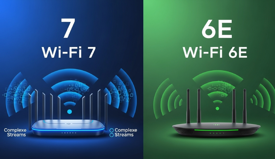 مقایسه وای فای 7 با 6E