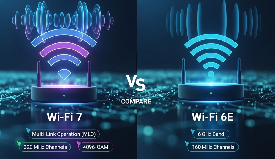 مقایسه وای فای 7 با 6E